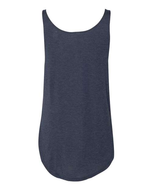 BELLA + CANVAS 8802 Heather Navy — back
