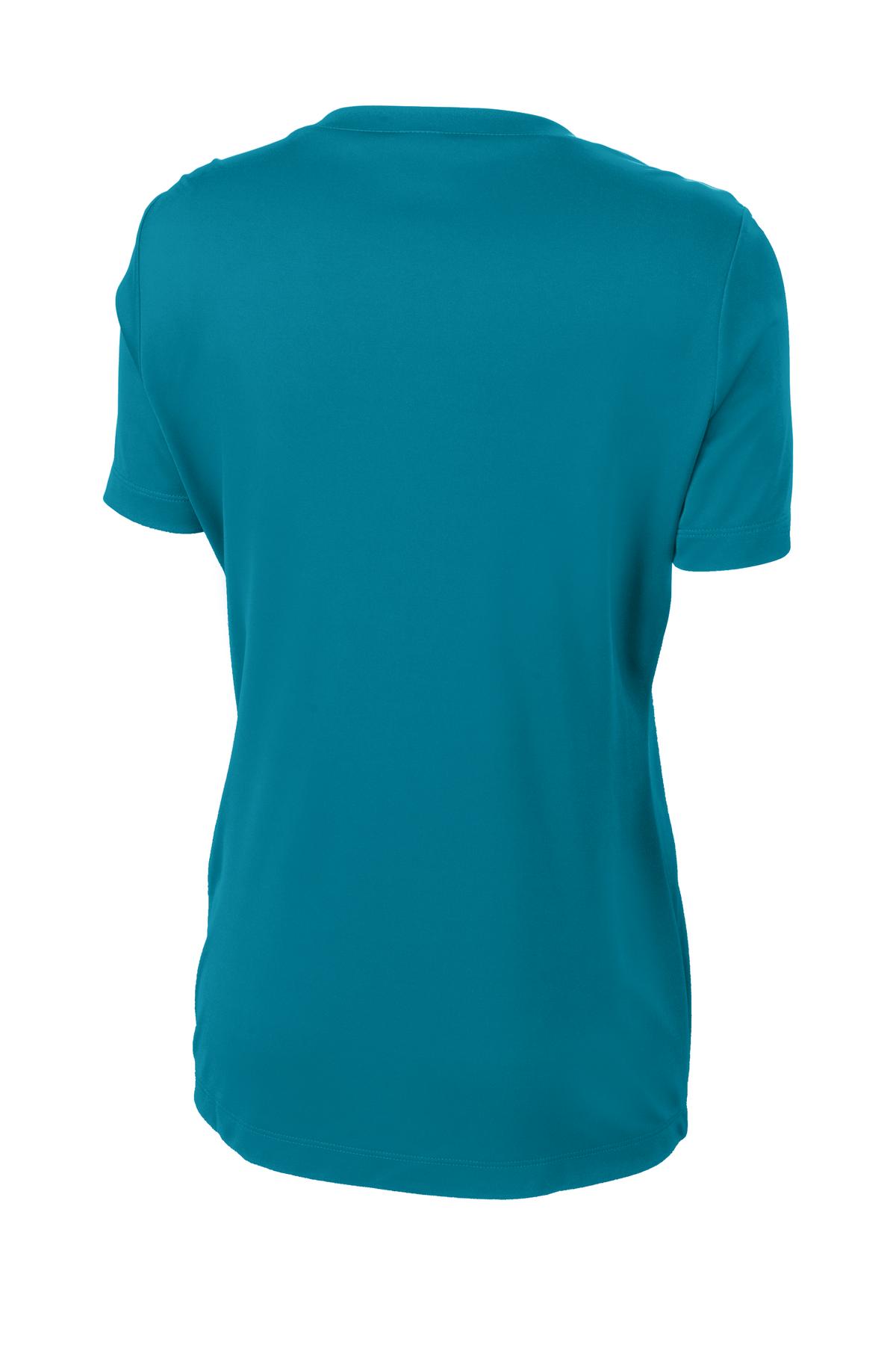 Women's PosiCharge Competitor V-Neck Tee - Tropic Blue