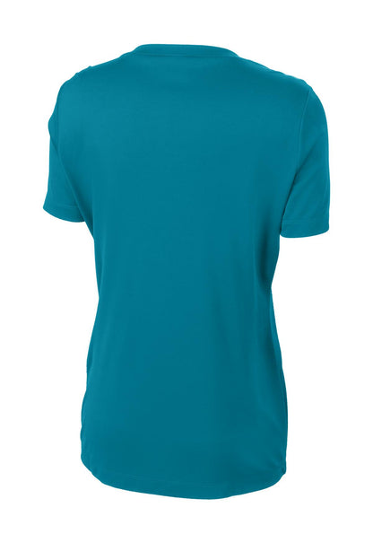 Women's PosiCharge Competitor V-Neck Tee - Tropic Blue