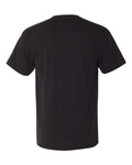Hanes 42TB Solid Black Triblend — back