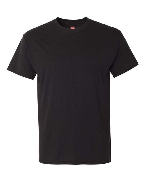 Hanes 42TB Solid Black Triblend — front
