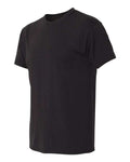 Hanes 42TB Solid Black Triblend — side