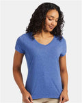 Hanes 42VT Royal Triblend — on model front