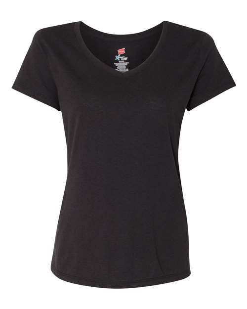 Hanes 42VT Black Triblend — front