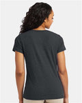 Hanes 42VT Slate Triblend — on model back