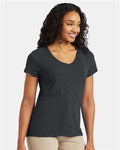 Hanes 42VT Slate Triblend — on model front