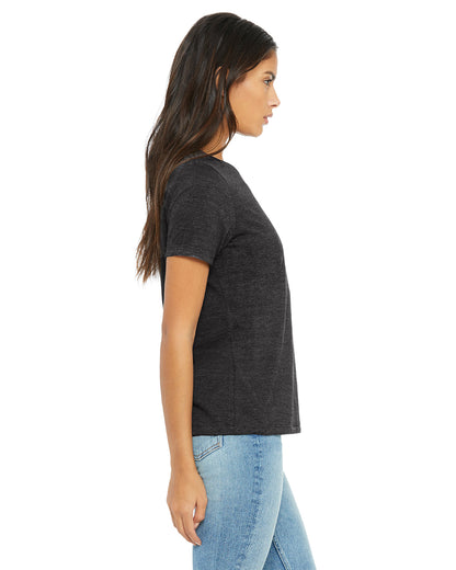 Women's Heathered Relaxed Jersey Short-Sleeve T-Shirt - Heather Dark Gray