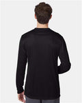 Hanes 482L Black — on model back