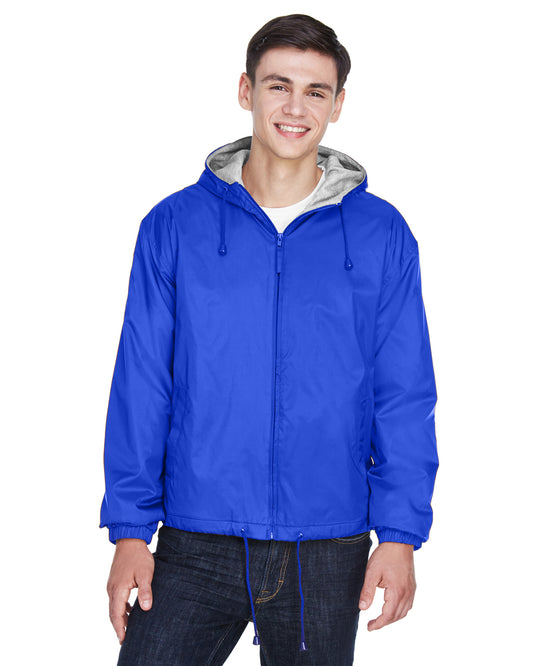 Unisex Fleece-Lined Hooded Jacket - Royal