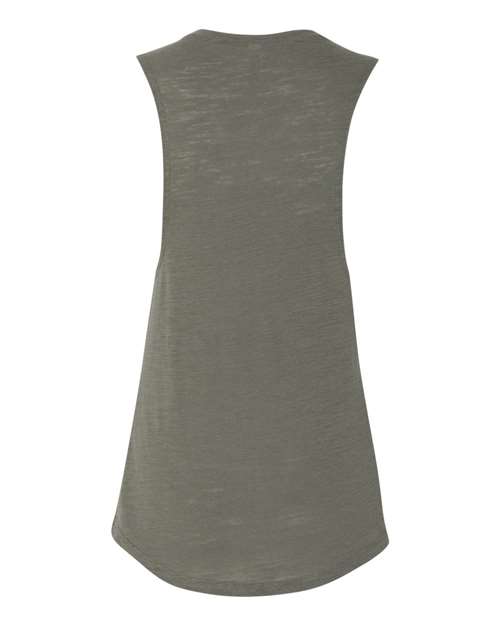 BELLA + CANVAS 8803 Olive Slub — back