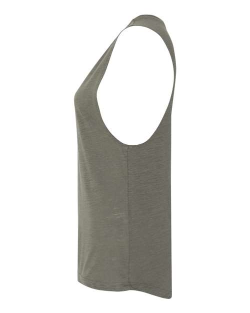BELLA + CANVAS 8803 Olive Slub — direct side