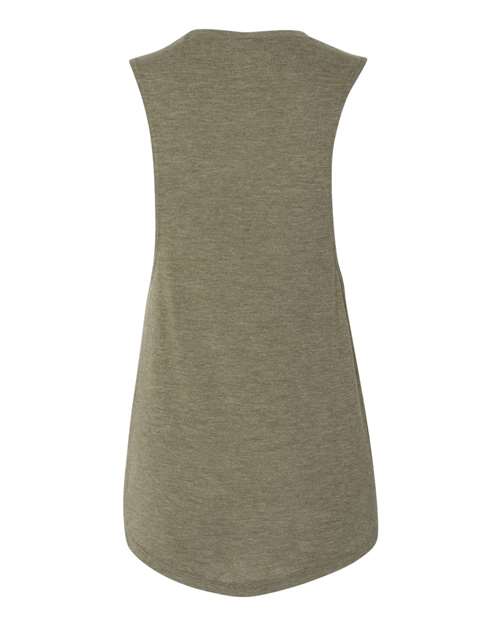 BELLA + CANVAS 8803 Heather Olive — back
