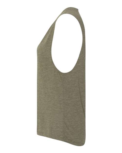 BELLA + CANVAS 8803 Heather Olive — direct side