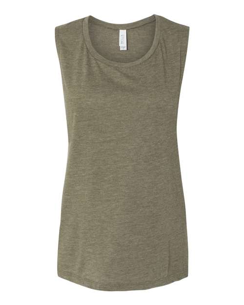 BELLA + CANVAS 8803 Heather Olive — front