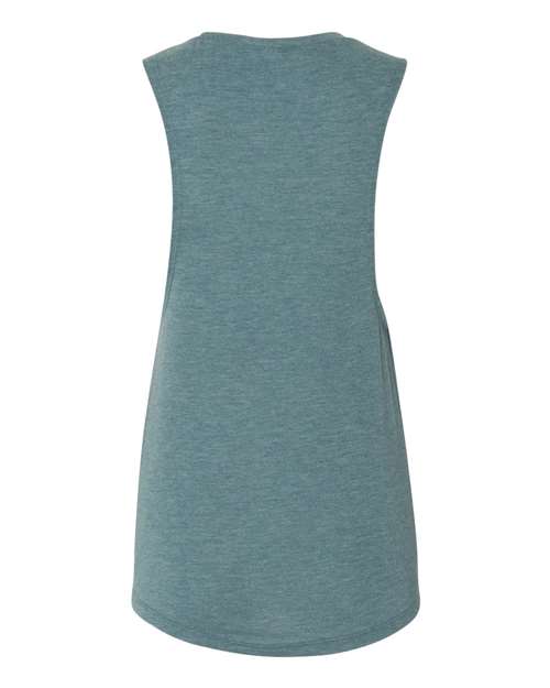 BELLA + CANVAS 8803 Heather Deep Teal — back