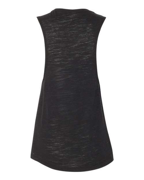 BELLA + CANVAS 8803 Solid Black Slub — back