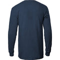 Unisex Heavyweight Long Sleeve Tee - Heather Denim
