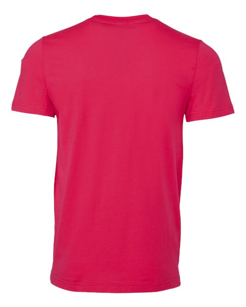 BELLA + CANVAS 3001 Fuchsia — back