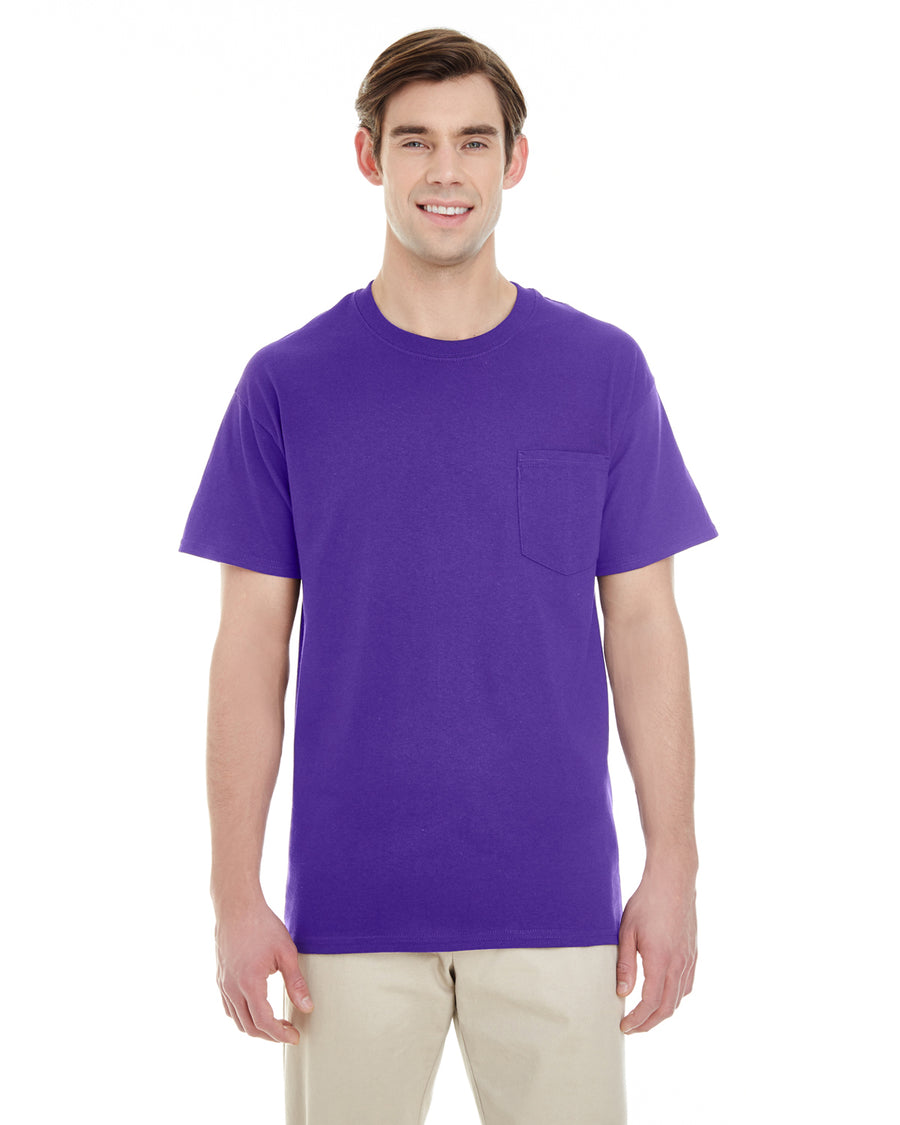 Unisex Heavy Cotton™ Pocket T-Shirt - Purple