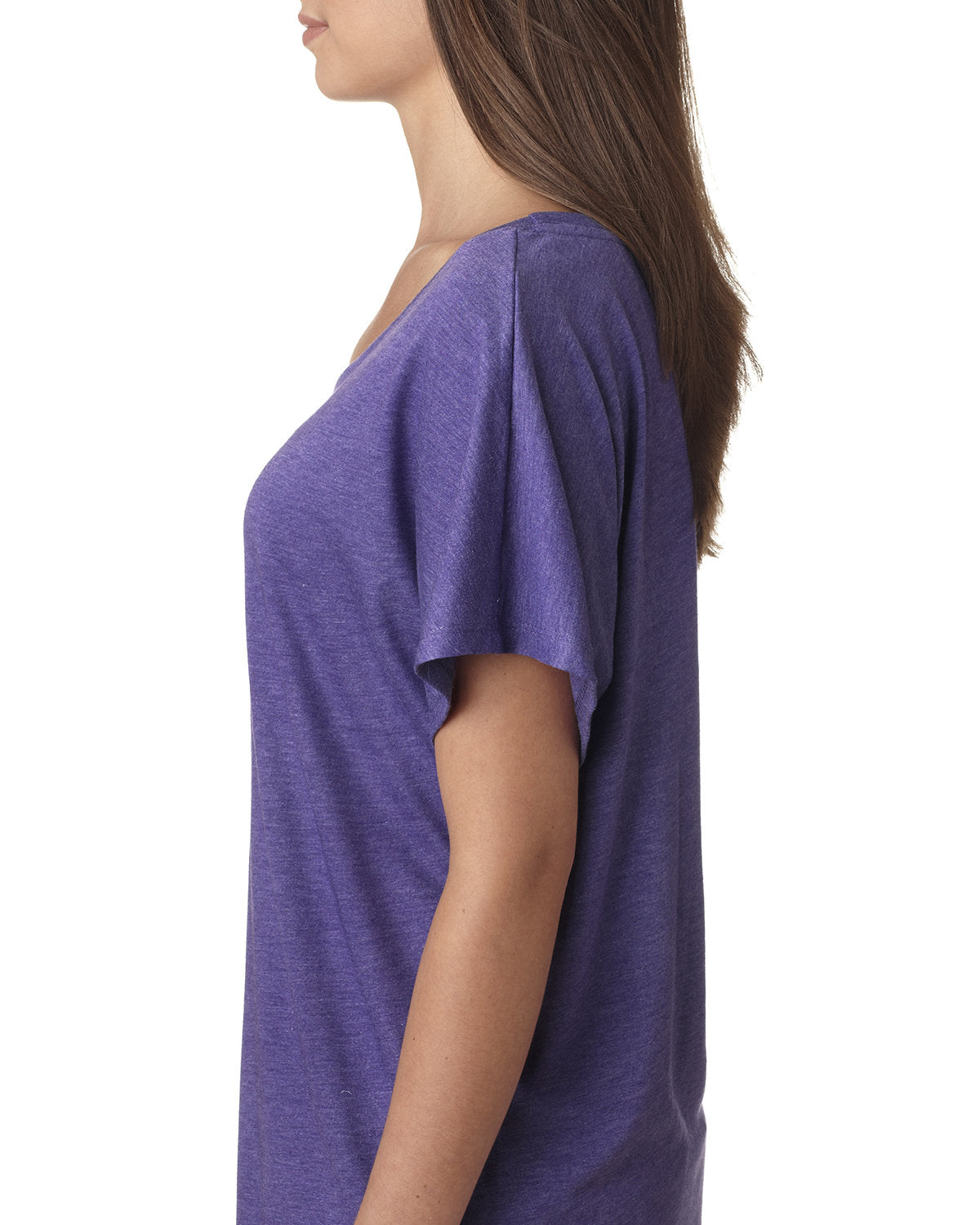 Women's Triblend Dolman - Purple Rush