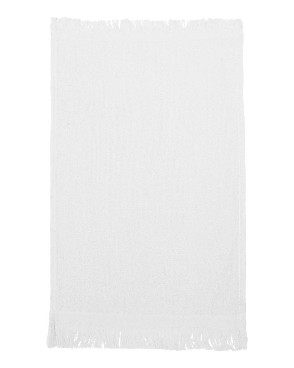 Fringed Fingertip Towel - White
