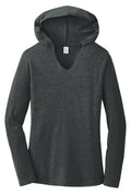 Women's Perfect Tri Long Sleeve Hoodie - Black Frost