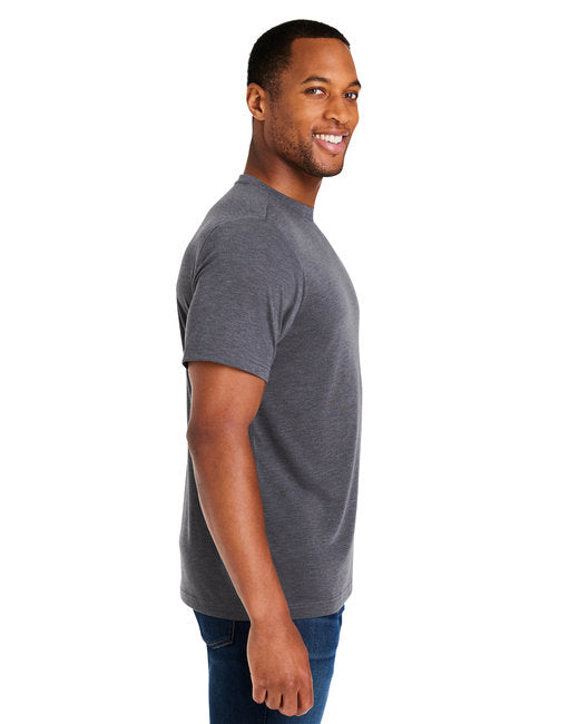 Unisex Fusion ChromaSoft™ Performance T-Shirt - Carbon Heather