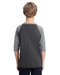 Youth Baseball T-Shirt - Vintage Smoke / Gran Heather