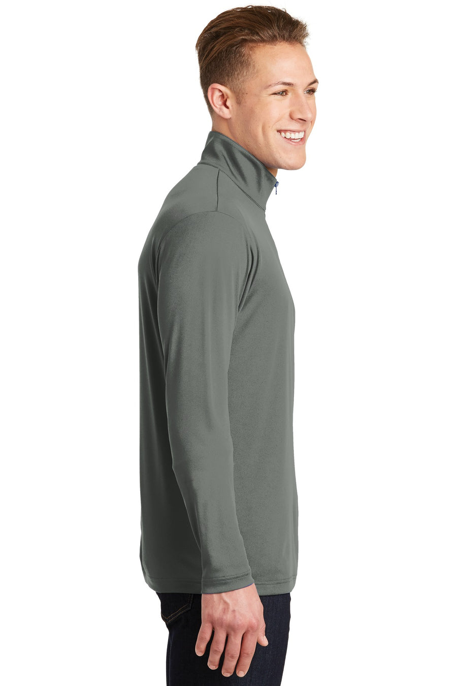 Unisex PosiCharge Competitor 1/4-Zip Pullover - Gray Concrete