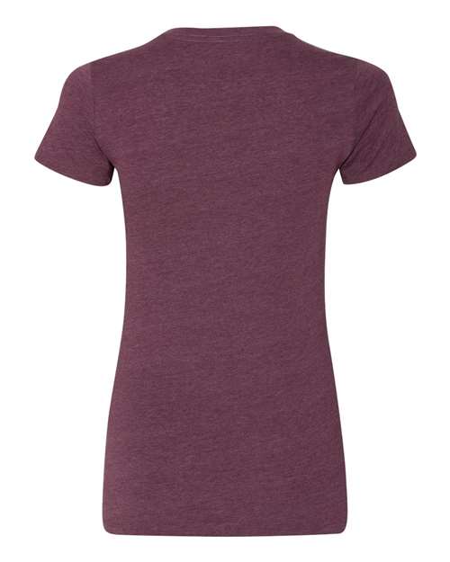 BELLA + CANVAS 6004 Heather Maroon — back