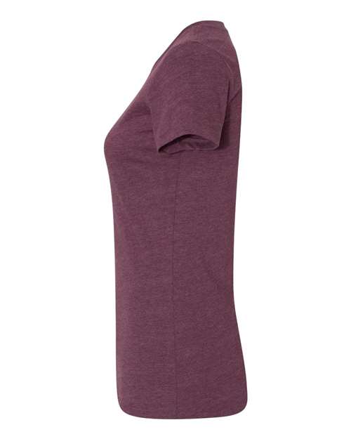 BELLA + CANVAS 6004 Heather Maroon — direct side