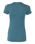 BELLA + CANVAS 6004 Heather Deep Teal — back