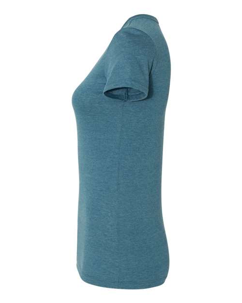 BELLA + CANVAS 6004 Heather Deep Teal — direct side