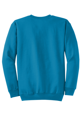 Unisex Core Fleece Crewneck Sweatshirt - Neon Blue