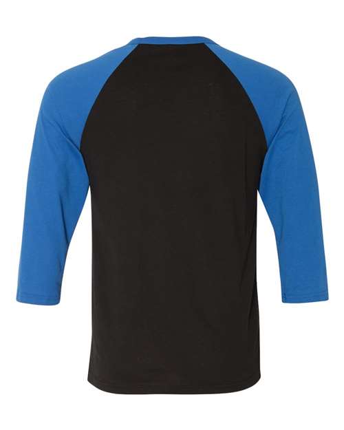 BELLA + CANVAS 3200 Black/ True Royal — back