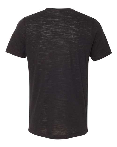 BELLA + CANVAS 3650 Solid Black Slub — back