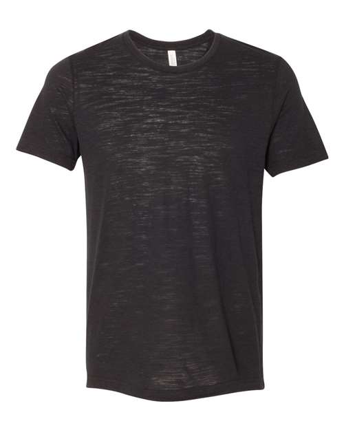 BELLA + CANVAS 3650 Solid Black Slub — front