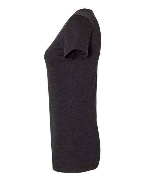 BELLA + CANVAS 8413 Black Heather Triblend — direct side