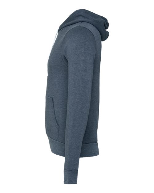 BELLA + CANVAS 3719 Heather Navy — direct side