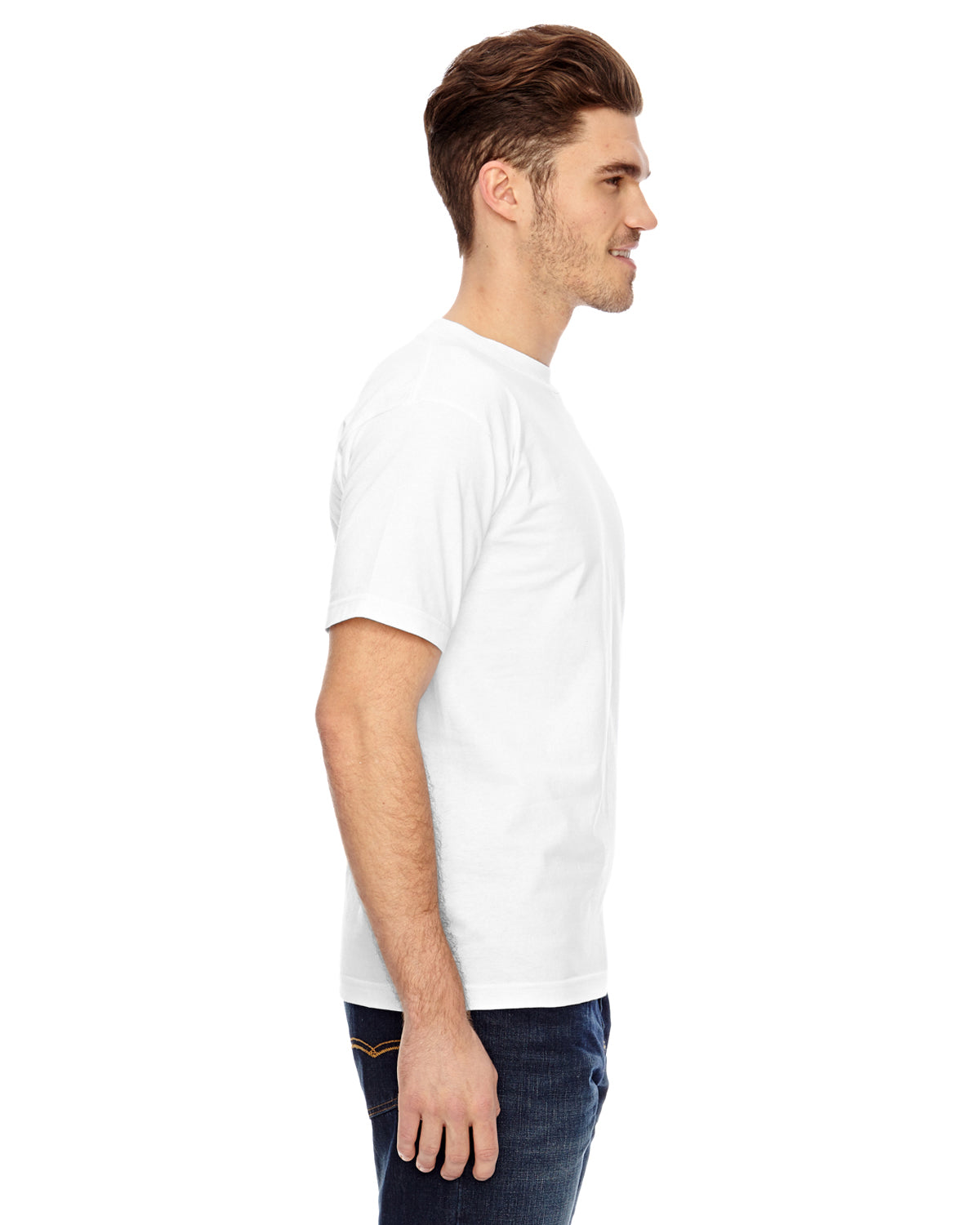 Unisex 100% Cotton Pocket T-Shirt - White