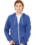 BELLA + CANVAS 3739 Heather True Royal — on model front