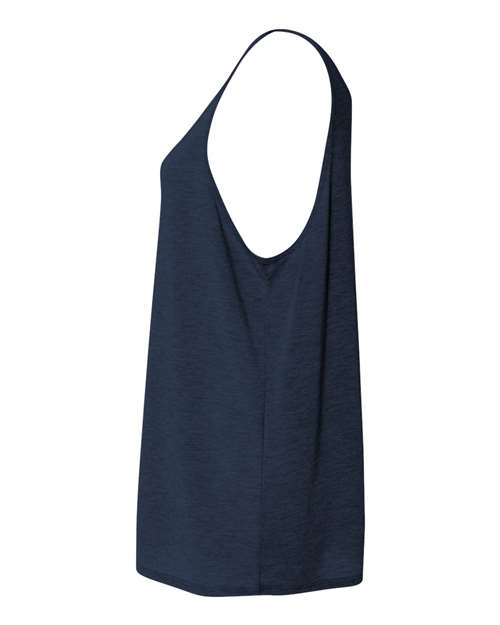 BELLA + CANVAS 8838 Heather Navy — direct side