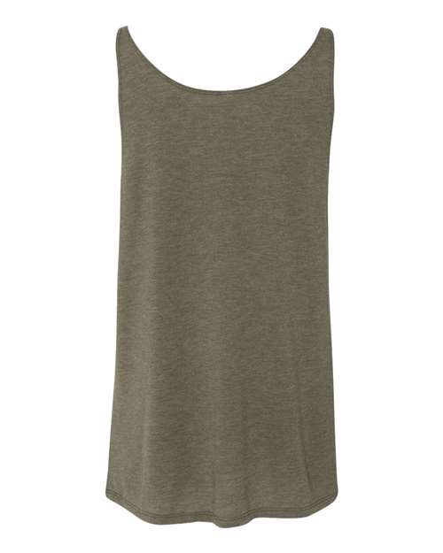 BELLA + CANVAS 8838 Heather Olive — back