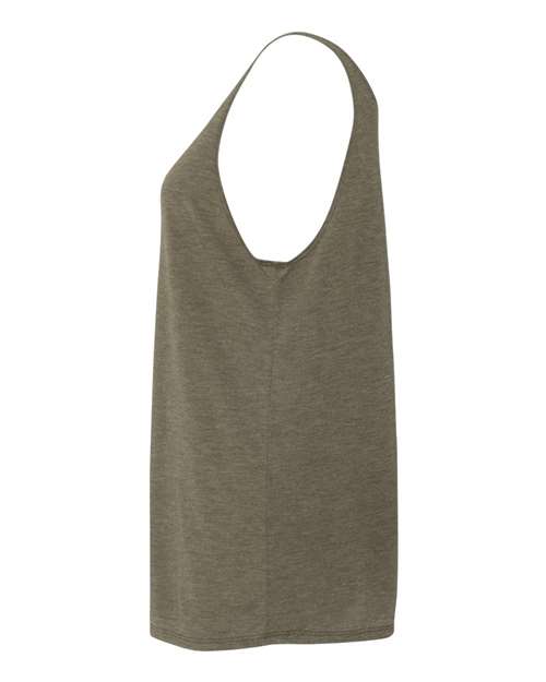 BELLA + CANVAS 8838 Heather Olive — direct side