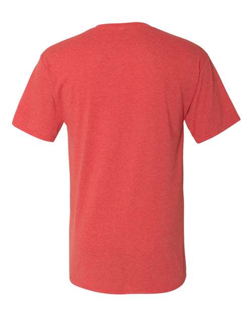 JERZEES 601MR Fiery Red Heather — back
