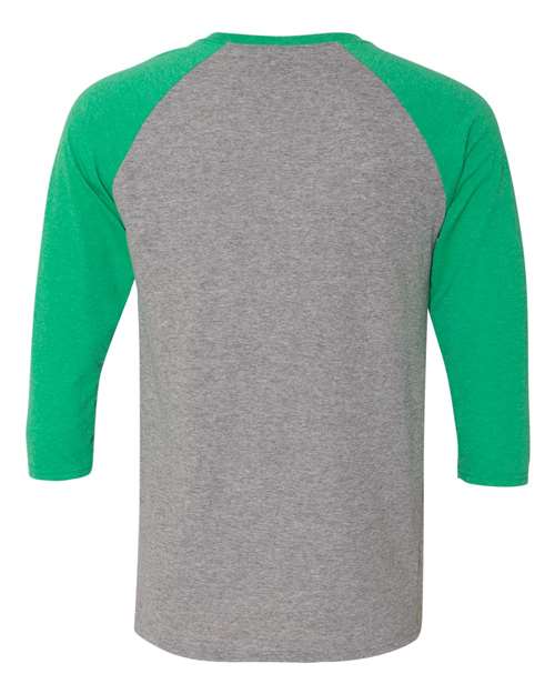JERZEES 601RR Oxford/ Irish Green Heather — back