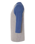 JERZEES 601RR Oxford/ True Blue Heather — direct side