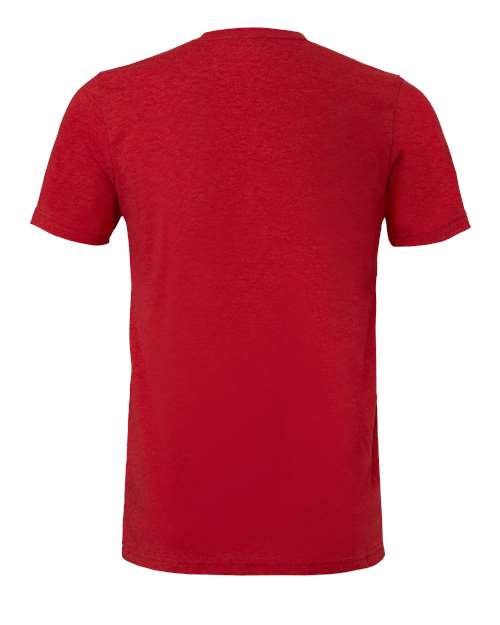 BELLA + CANVAS 3413 Solid Red Triblend — back