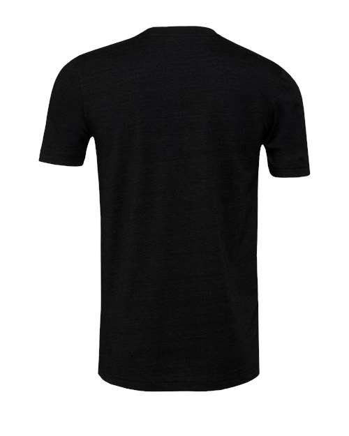 BELLA + CANVAS 3413 Black Heather Triblend — back