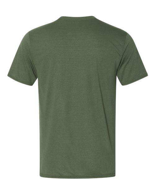 Gildan 42000 Military Green — back